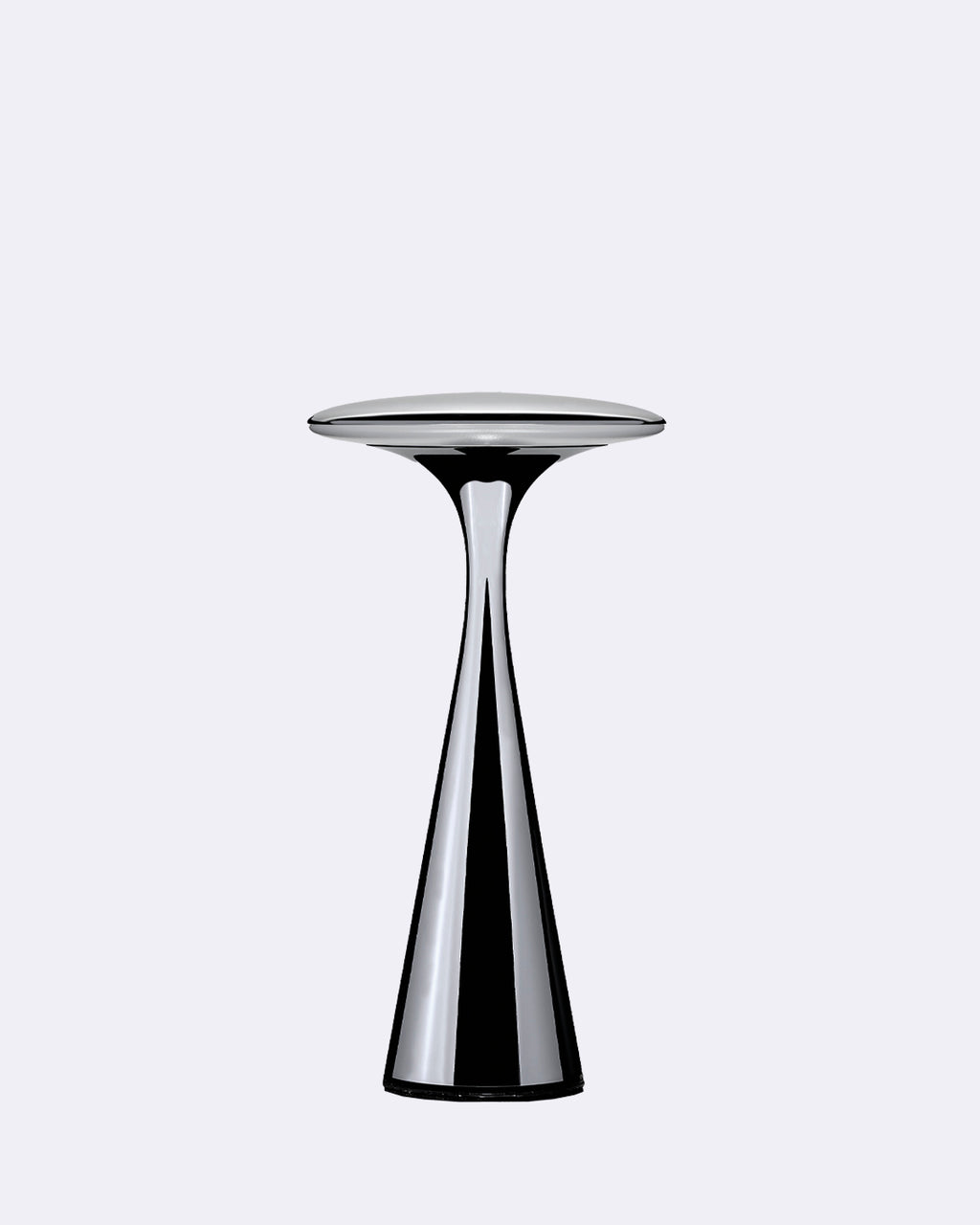 ufo table lamp - chrome