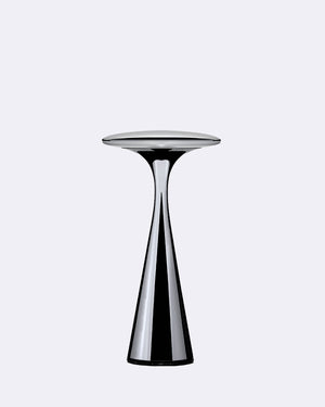 ufo table lamp - chrome