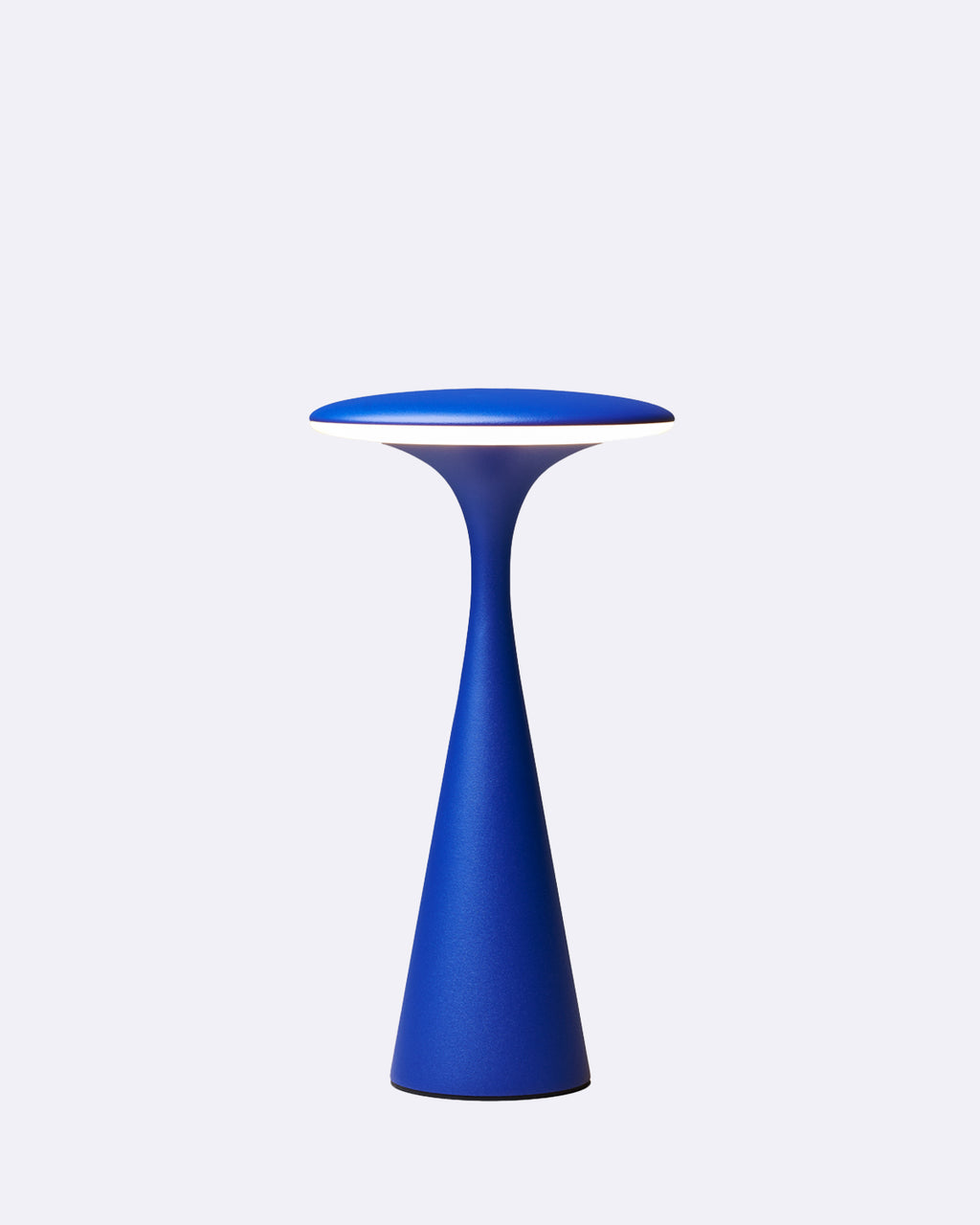 ufo table lamp - blue majorelle