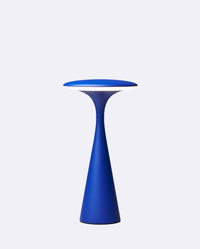 ufo table lamp - blue majorelle