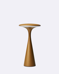 ufo table lamp - brushed gold