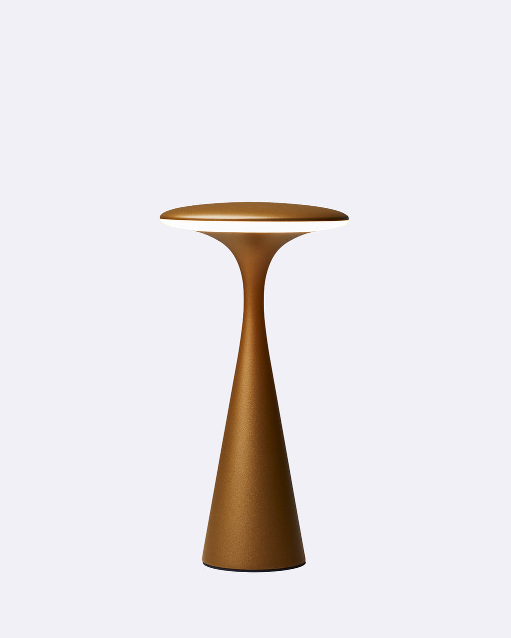 ufo table lamp - brushed gold
