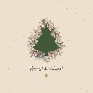 Bambus Serviette - 30x30 - Winter - Weihnachten - Christmas - Weihnachtsbaum - Spruch