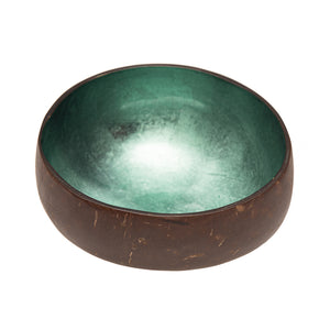 Handgemachte Dekoschale - Schüssel aus Kokosnüssen - Deco Coconut Bowl - mint grün