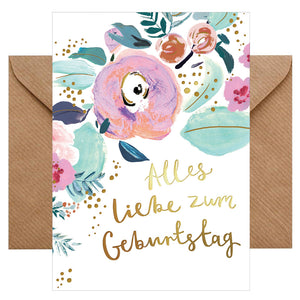 Doppelkarte - Geburtstag