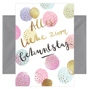 Doppelkarte - Geburtstag