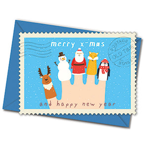 Postkarten mit Umschlag Weihnachten