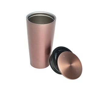 Thermobecher aus Edelstahl - 420 ml - Stainless Steel SlideCup - rose gold