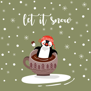 Bambus Serviette Winter