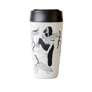 Nachhaltiger Kaffeebecher to go - bioloco plant deluxe cup - 420ml