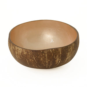 Handgemachte Dekoschale - Schüssel aus Kokosnüssen - Deco Coconut Bowl - beige