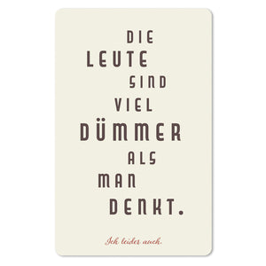 Mini Postkarten - Sprüche