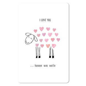 Mini Postkarten - Liebe