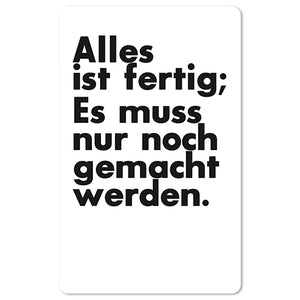 Mini Postkarten - Sprüche