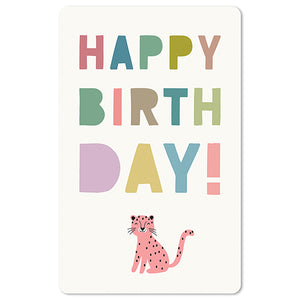 Mini Postkarten - Geburtstag