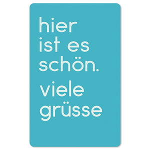 Mini Postkarten - Sprüche