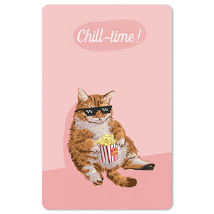 Mini Postkarten - 8,5 x 13,5 cm - Natur & Tiere - Katze - chill-time