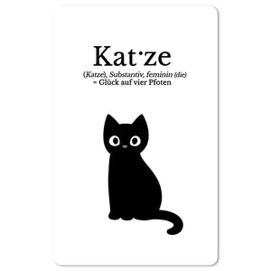 Mini Postkarten - 8,5 x 13,5 cm - Natur & Tiere - Katze 