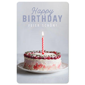 Mini Postkarten - Geburtstag