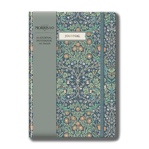 Notizbuch - Tagebuch - A5  - Journal liniert, 192 Seiten - Blumenmuster